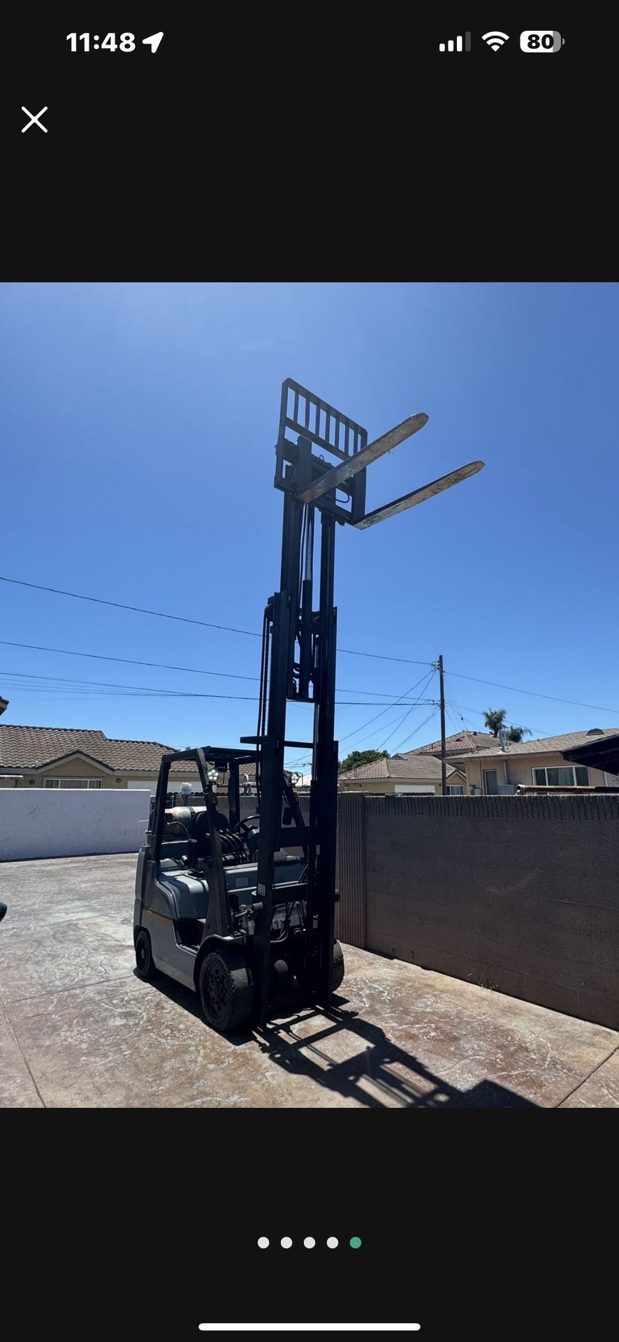 Nissan Forklift Model MCP1F2A25LV