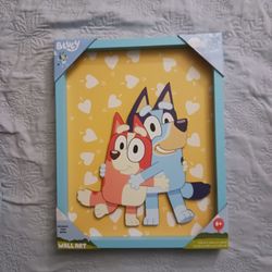 BLUEY ART WALL FRAME 