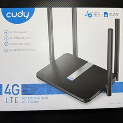Cudy LT500 4G LTE AC1200 Dual Band Wi-Fi Router