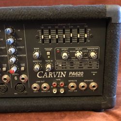 Carvin Powered mixer PA Amplifier, Digital effects, Made in USA