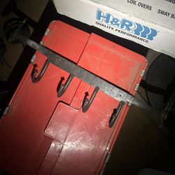 Wrought Iron Coat Rack 