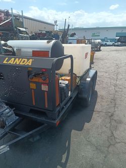 Pressure washer trailer