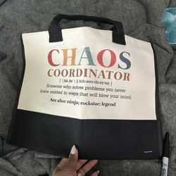 Chaos Coordinator Tote Brand New 