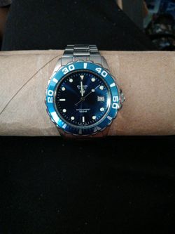 Casio Blue Dial Stainless Steel Bracelet 