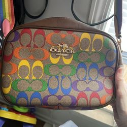 Coach Rainbow Crossbody