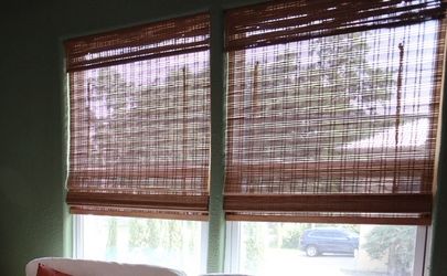 Arlo Bamboo Cordless Roman Shades – Tuscan