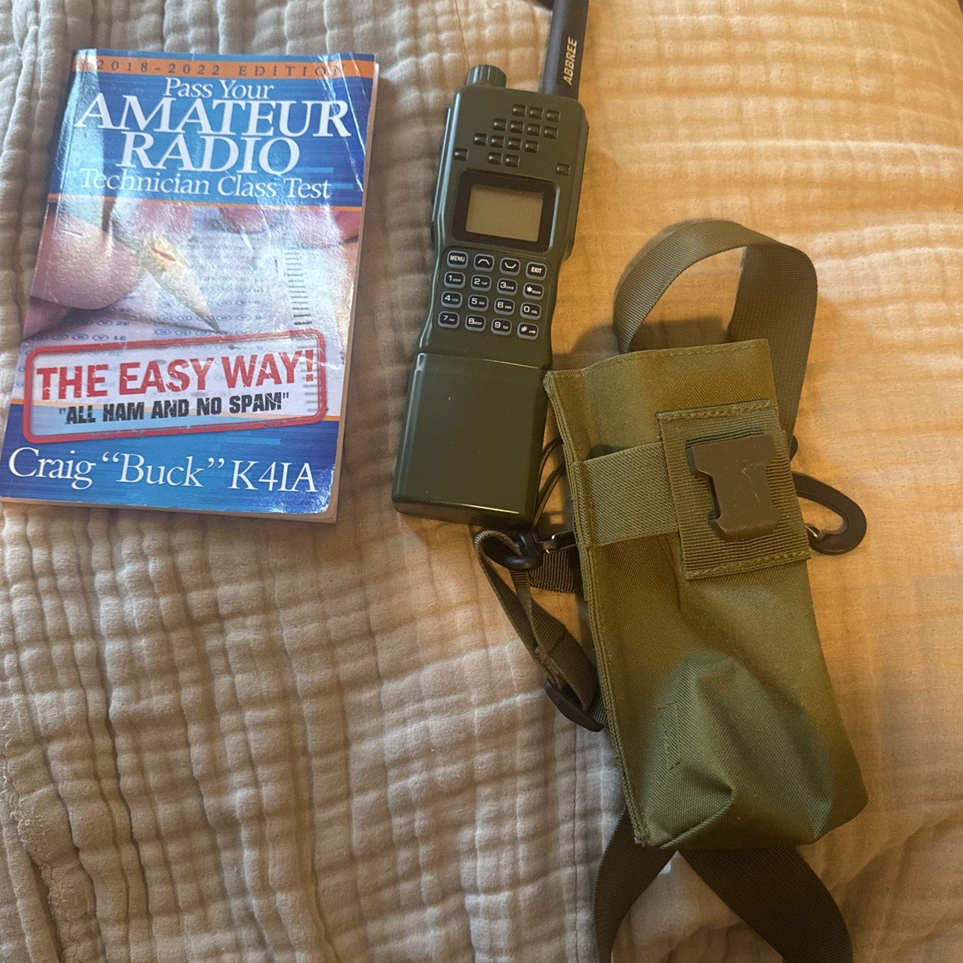 Tactical Ham Radio W/ Qualification Testing Book