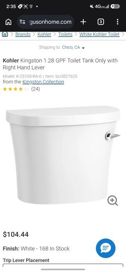 Toilet Tank Only