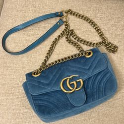 Gucci Velvet Marmont Small Bag