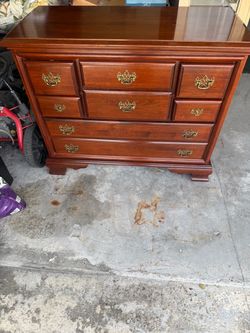 Vintage Solid Wood Dresser
