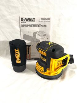 Brand new DeWalt XR 20 V brushless orbital palm sander. Retails $249.