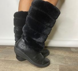 Timberland High Winter furry Black Boots