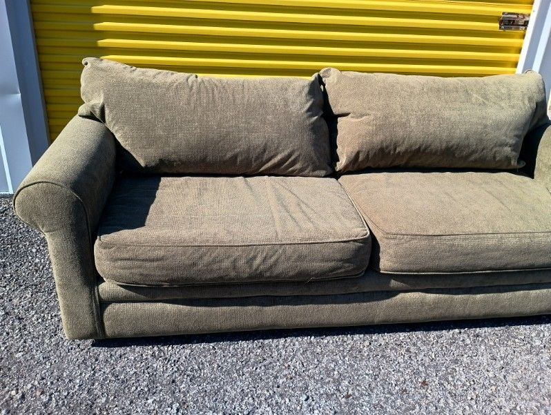 Green couch