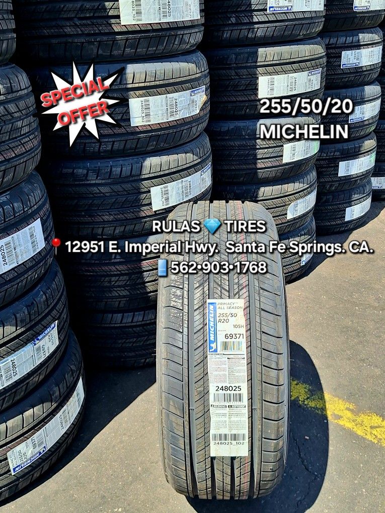 255/50/20 MICHELIN PRIMACY ALL-SEASON 105H.