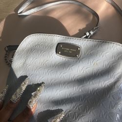 Blue Patton Leather Bag Slightly Used