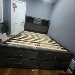 Bed Frame with storage