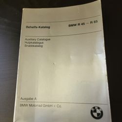 Vintage BMW R45-R65 Behelfs-katalog Ersatzteil Katalog BMW Motorrad
