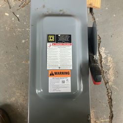 H363 Square D 480V 100A Fused Disconnect