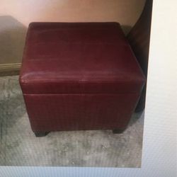 Red Foot Stool