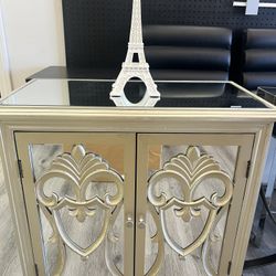 Small Cabinet, Mirror, Plant