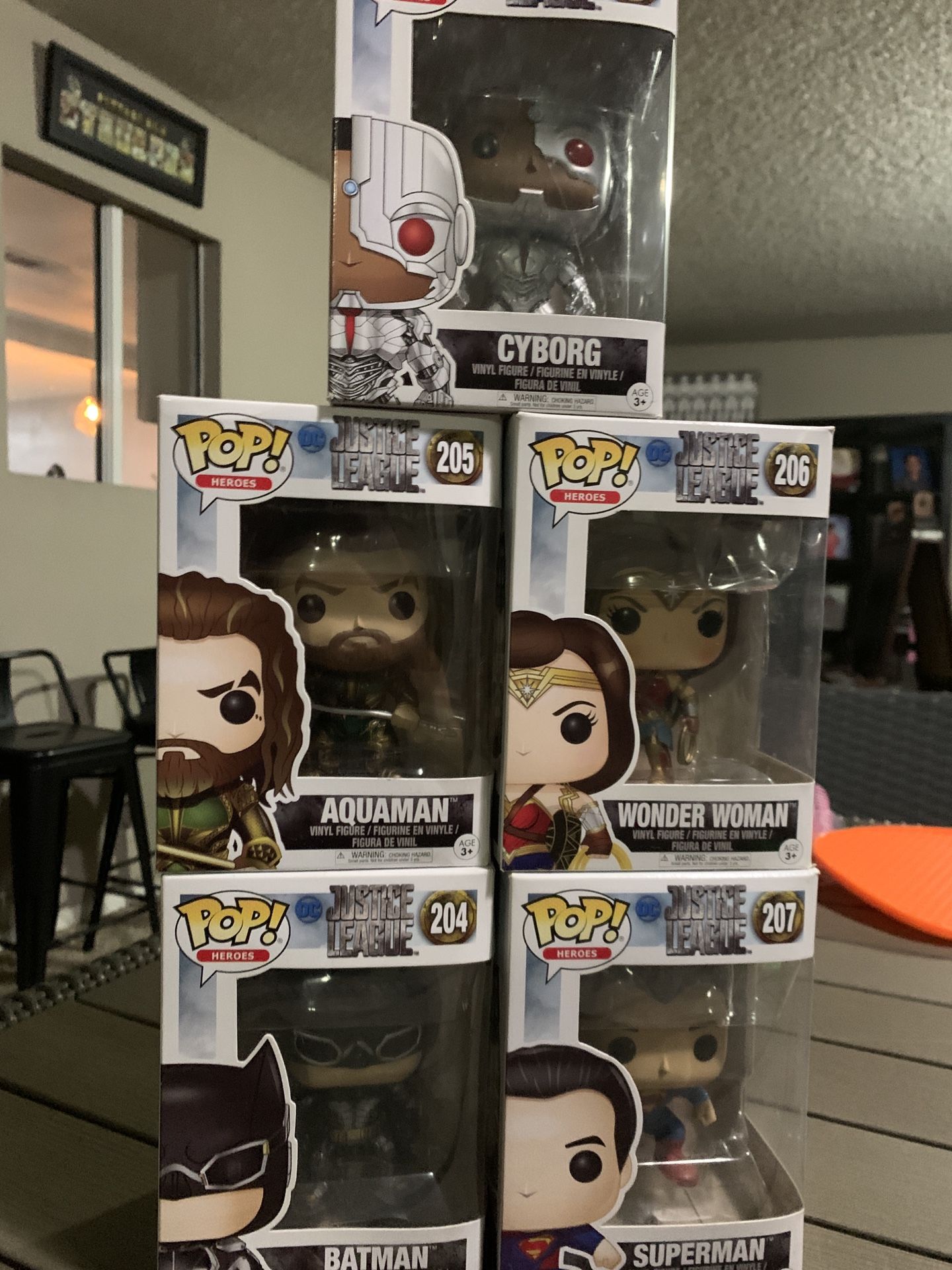 Justice League Funko Pops