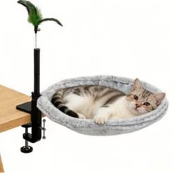 Tabletop cat bed hammock Grey