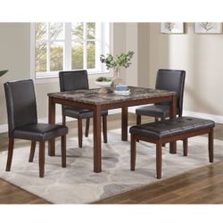 5 Piece Dining Set Brand New In Box Assembly Required Firm Price $280