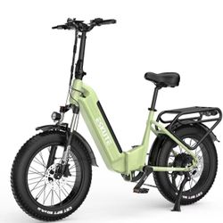 ESKUTE Star Folding Electric Bike, 960Wh LG Battery Cells, Up to 80 Miles Range, 500W(750W Peak) Powerful Motor, Hydraulic Brakes and 7-Speed, 20"x4.0