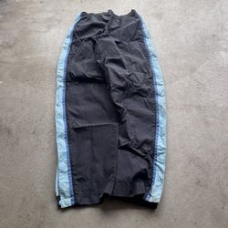 Vintage 90’s Nike Black Blue Baggy Track Pants