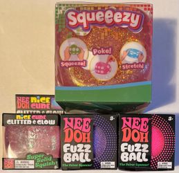 Nee Doh & Squeeezy Glitter