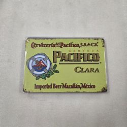 Pacifico Mexican Beer Faux Vintage Ad Metal Sign 