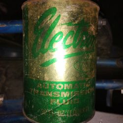 Vintage Automatic Transmission Fluid Can With Transmission Fluid Still In It 