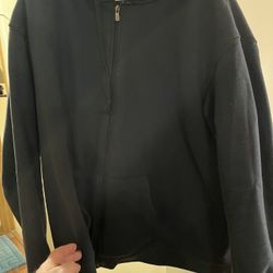 Schmidt 2XL Black Hoodie Zip Up 