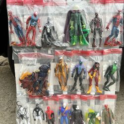 Loose Spiderman Figures 