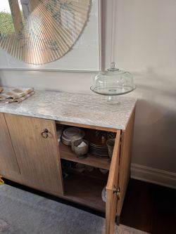 Marbled topped sideboard