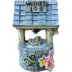 miniature wishing wells set of 2 vintage 