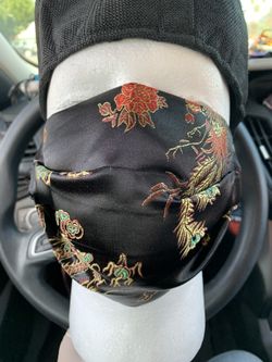Silk Mask- Black