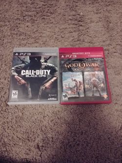 PS3 Game Bundle – Black Ops & God of War Collection