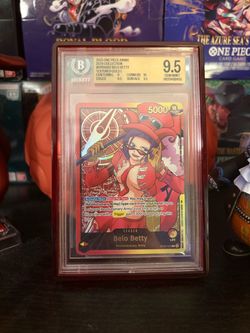 Belo Betty OP05-002 Textured Gold Leader BGS 9.5 – One Piece TCG