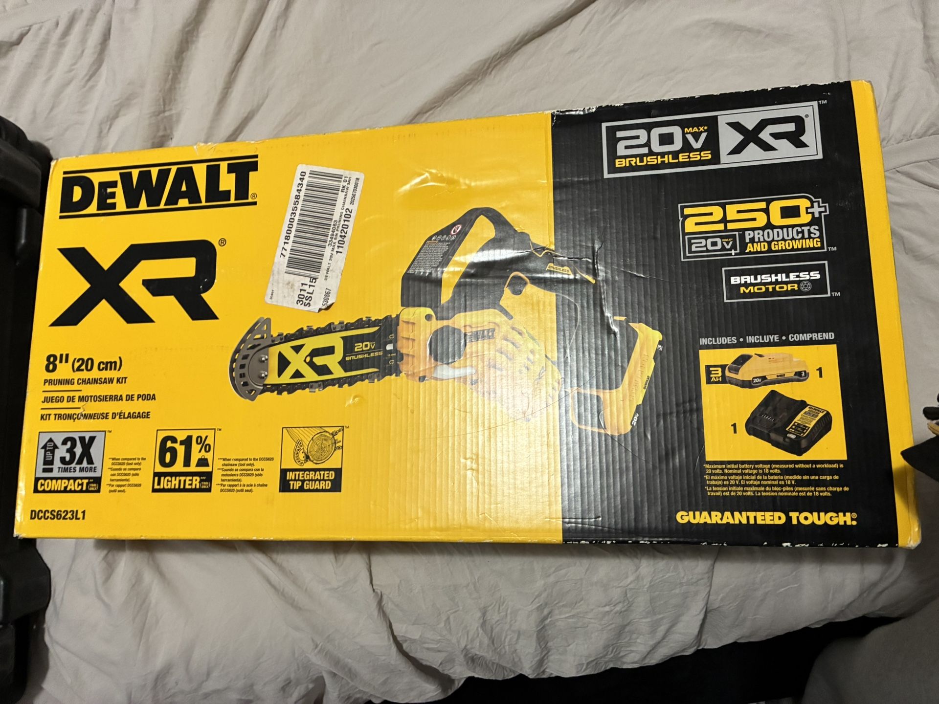 This is a DeWalt 20V MAX 8 in. Brushless Cordless