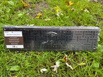 Accord Select 18” Wicker Baseboard Register – Oil Rubbed Bronze – New