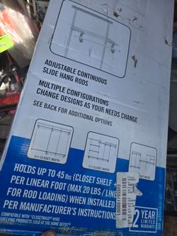 ClosetMaid Wire Closet Shelving Organizer Kit
