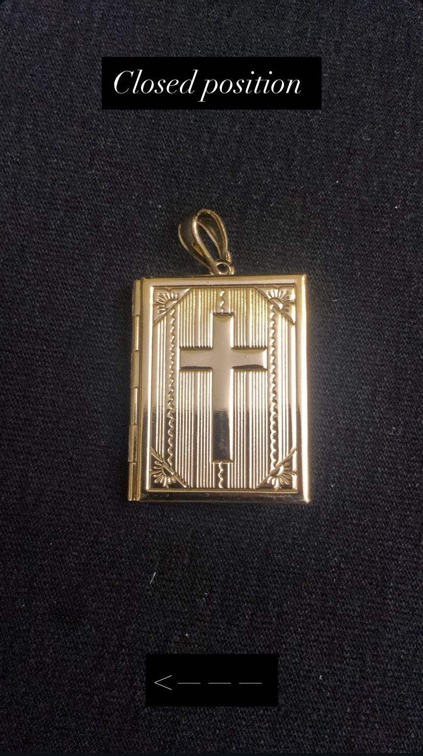 Saint Benedict Locket + 14K Rope Chain