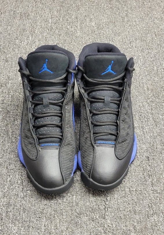 Nike Air Jordan 13 Retro Hyper Royal 2020 Men’s Size 8.5 Black Blue 414571-040