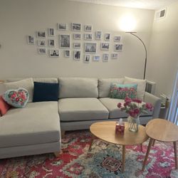 Japandi Sofa With Chaise