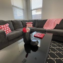 Modern Gray Sectional – Couch 