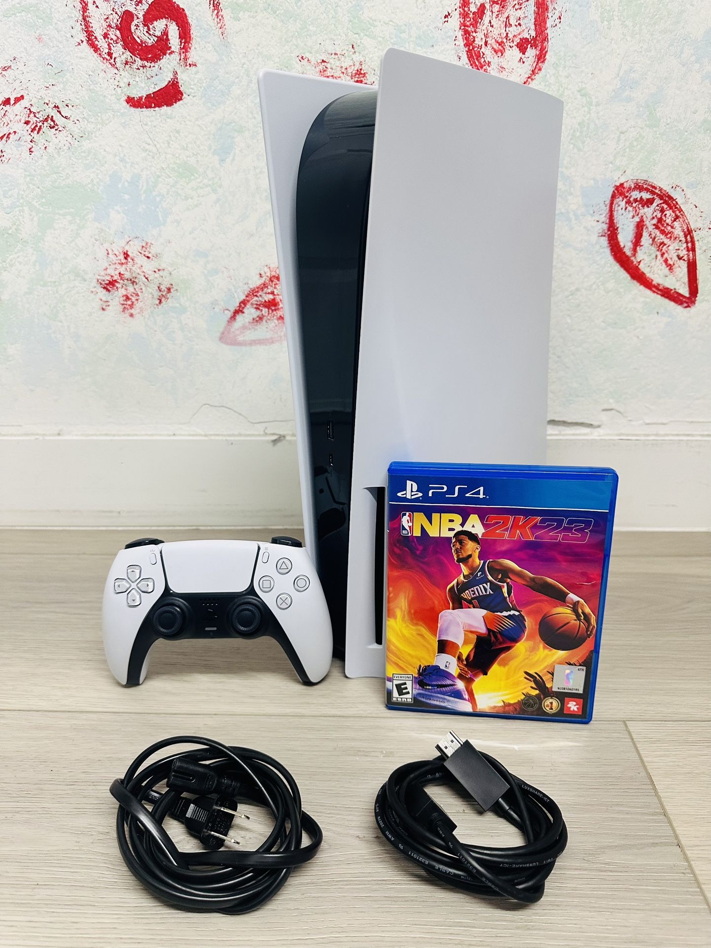 Sony PlayStation 5 - 825GB , Bonus 1 Game NBA 2K23 ( Used Very New )