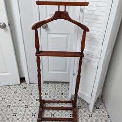 Shirt and Suit Stand Vintage from the 60'S  -  Real  Wood 