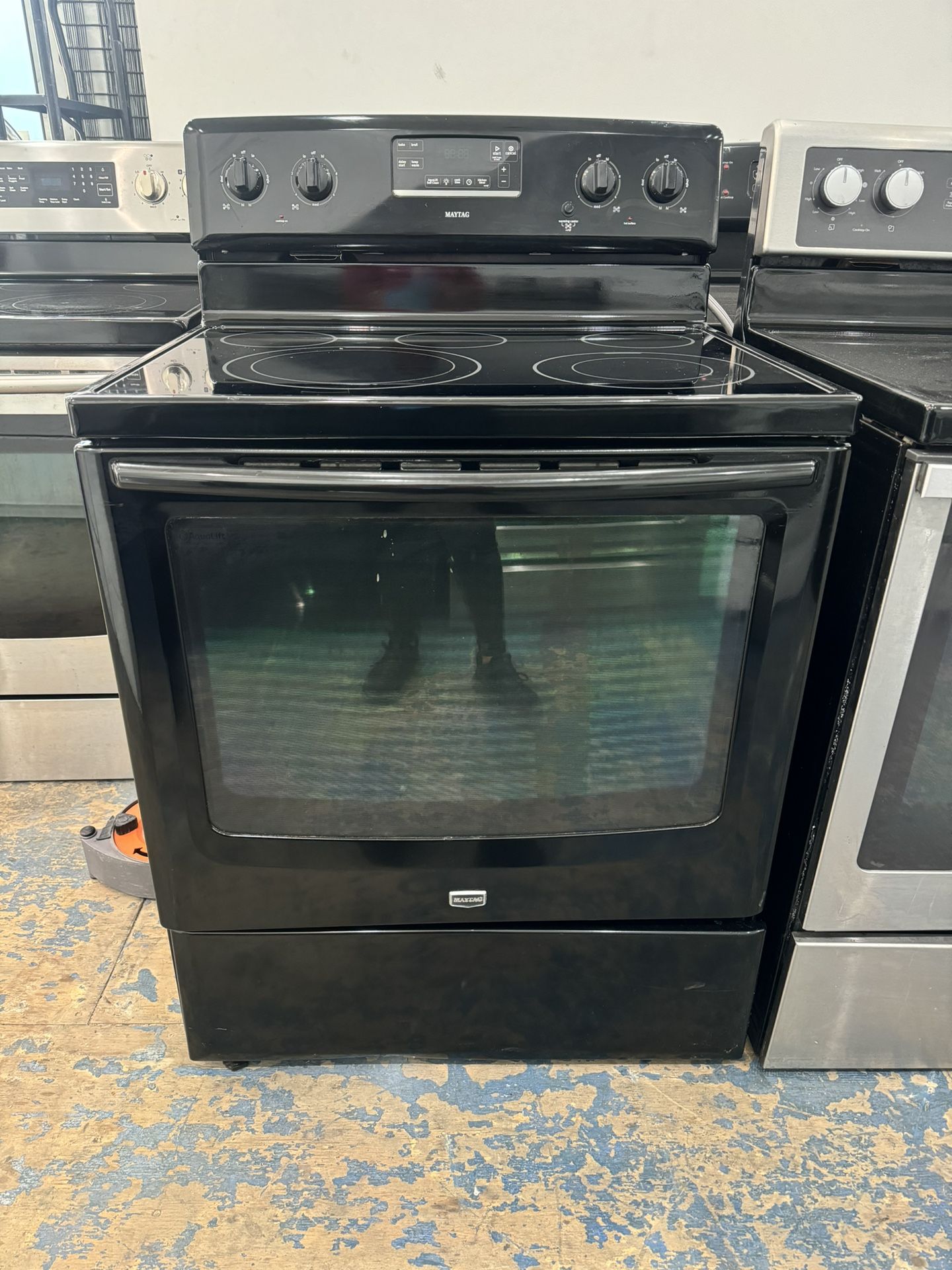 Maytag Electric Black Stove
