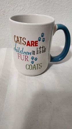 Cats Are Children in Little Fur Coats Mug